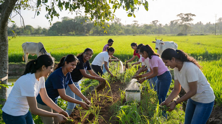 Christ University Students Lead by Example: Sweat Donation for Health and Community Well-being