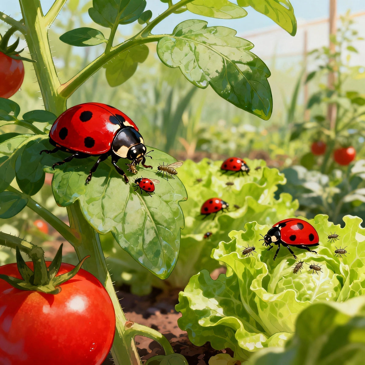How Ladybugs Help in Natural Pest Control for Organic Farming