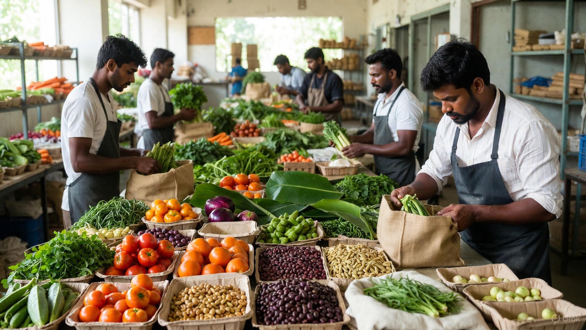 How Organic Mandya Uses Plastic-Free Vegetable Packing to Reduce Waste