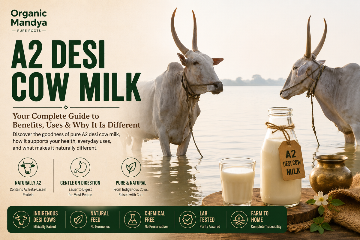 A2 Desi Cow Milk: Benefits, Uses & How to Choose