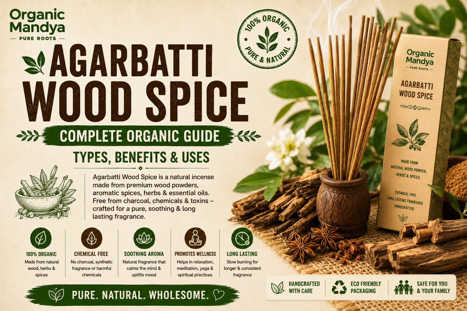 Agarbatti Wood Spice: Your Complete Guide to Benefits, Uses & Why Organic Is Different