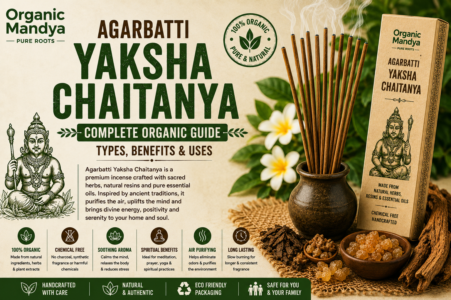 Yaksha Chaitanya Agarbatti: Your Complete Guide to Benefits, Uses & Why Organic Is Different
