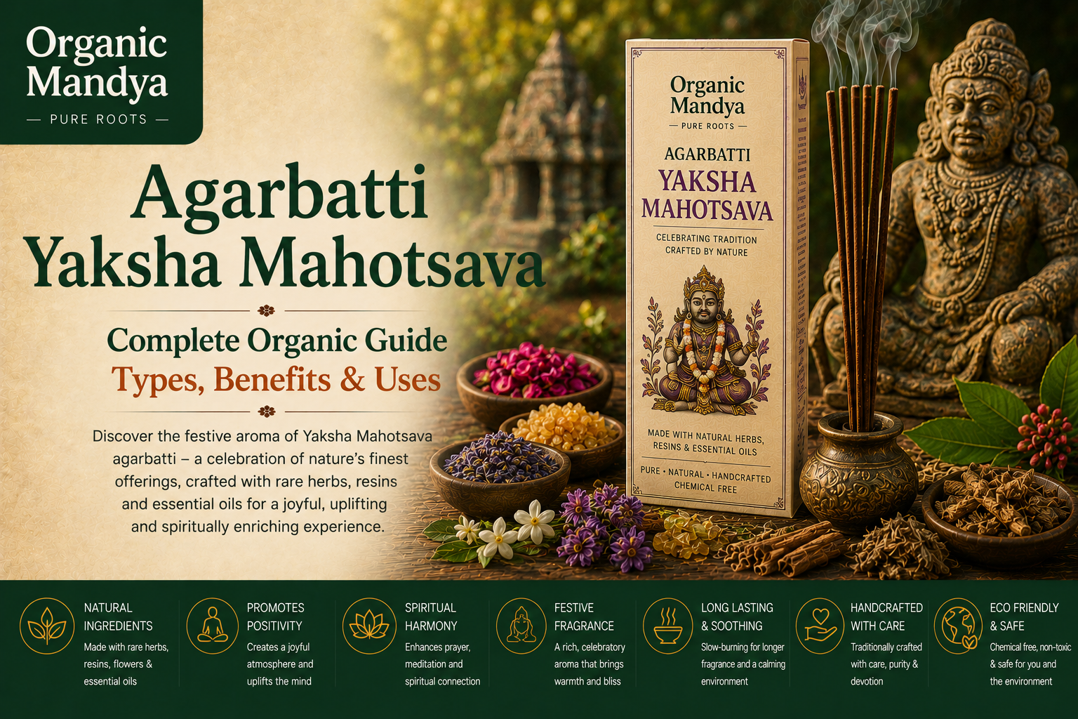 Yaksha Mahotsava Agarbatti: Your Complete Guide to Benefits, Uses & Why Organic Is Different