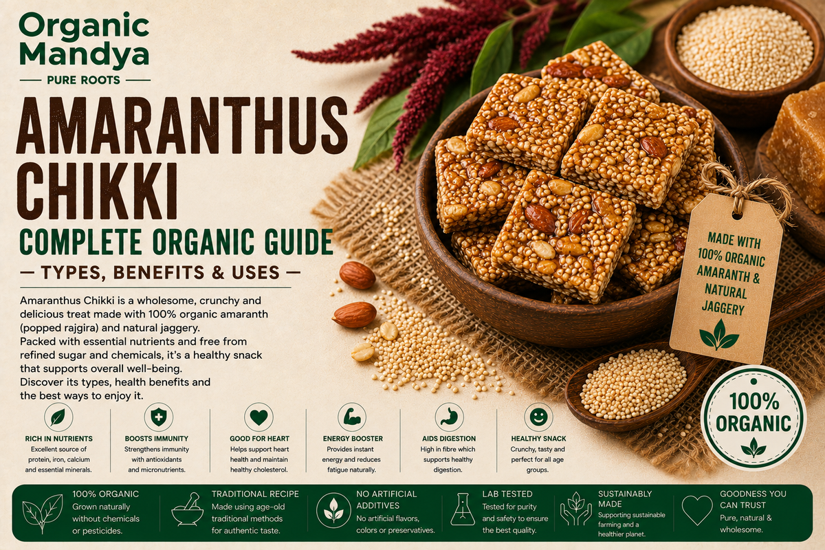Amaranthus Chikki: Your Complete Guide to Benefits, Nutrition & Why Organic Is Different