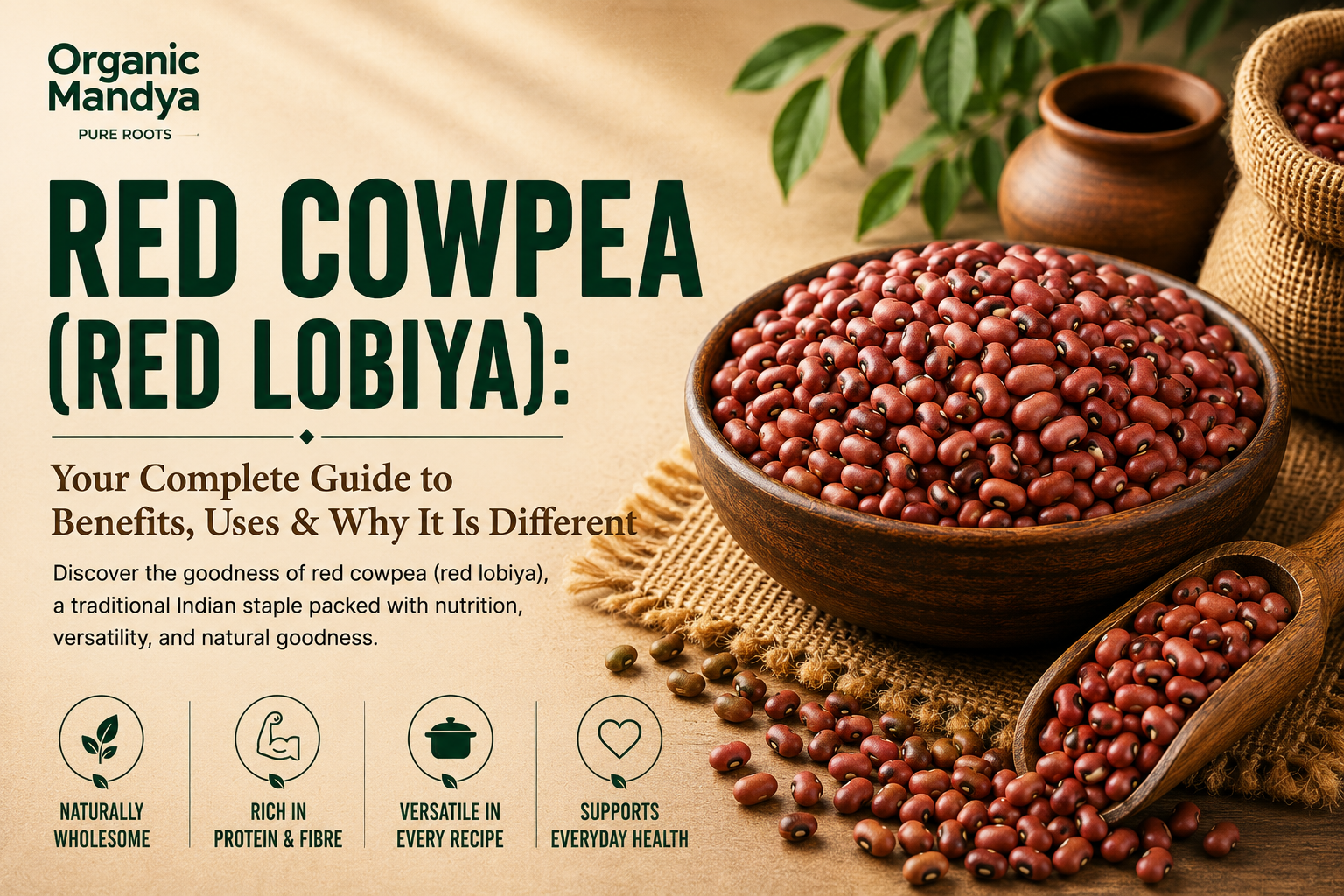 Red Cowpea (Red Lobiya): Your Complete Guide to Benefits, Uses & Why It Is Different
