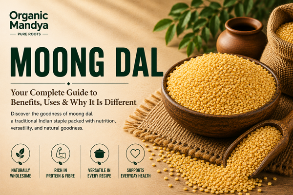 Farm-fresh organic moong dal