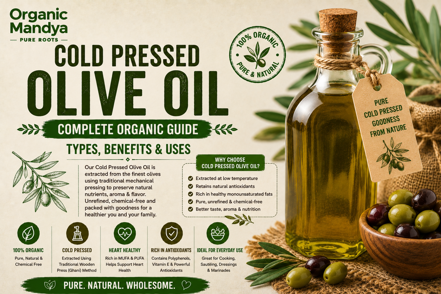 Cold Pressed Olive Oil: Your Complete Guide to Benefits, Uses & Why It Is Different