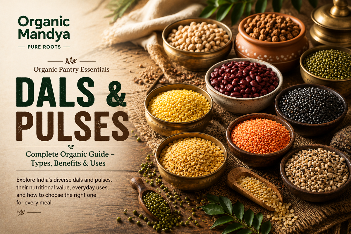 Dals & Pulses: Complete Organic Guide | Types, Benefits & Uses