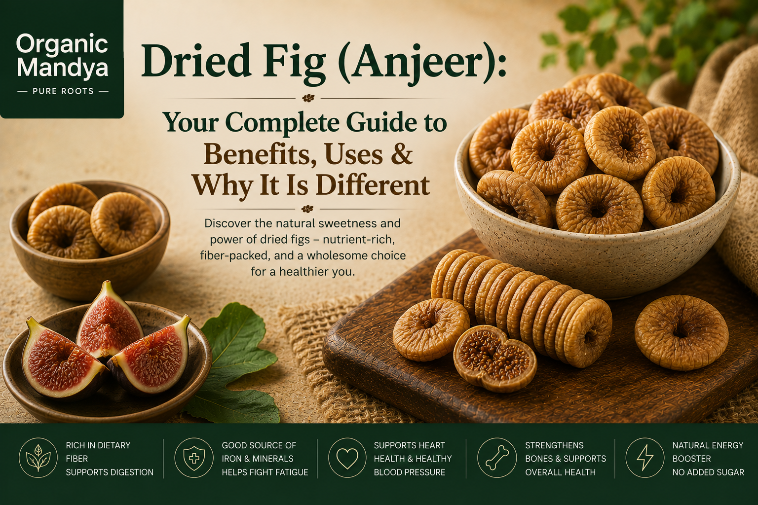Dried Fig (Anjeer): Your Complete Guide to Benefits, Uses & Why It Is Different