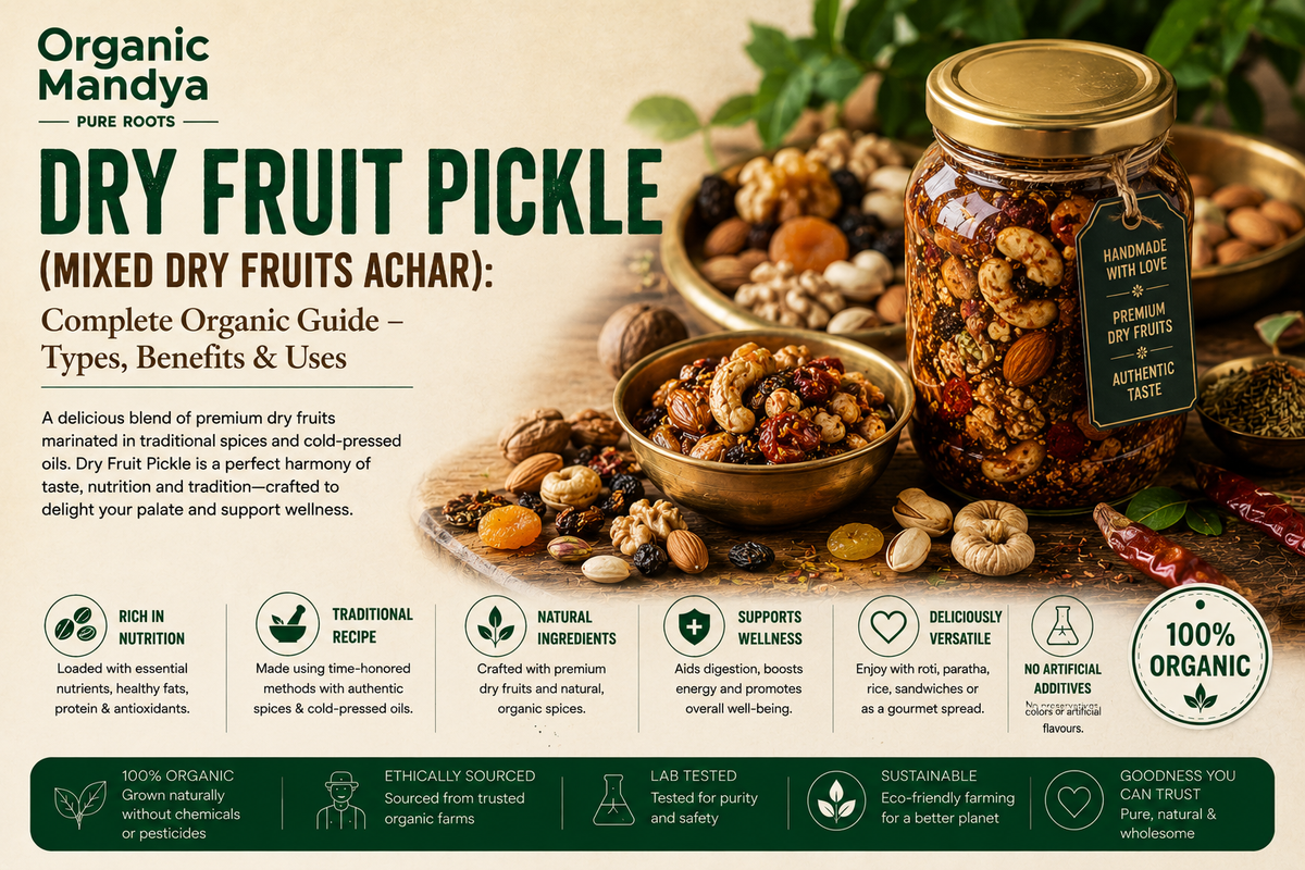 Dry Fruit Pickle (Mixed Dry Fruits Achar): Your Complete Guide to Benefits & Why Organic Is Different