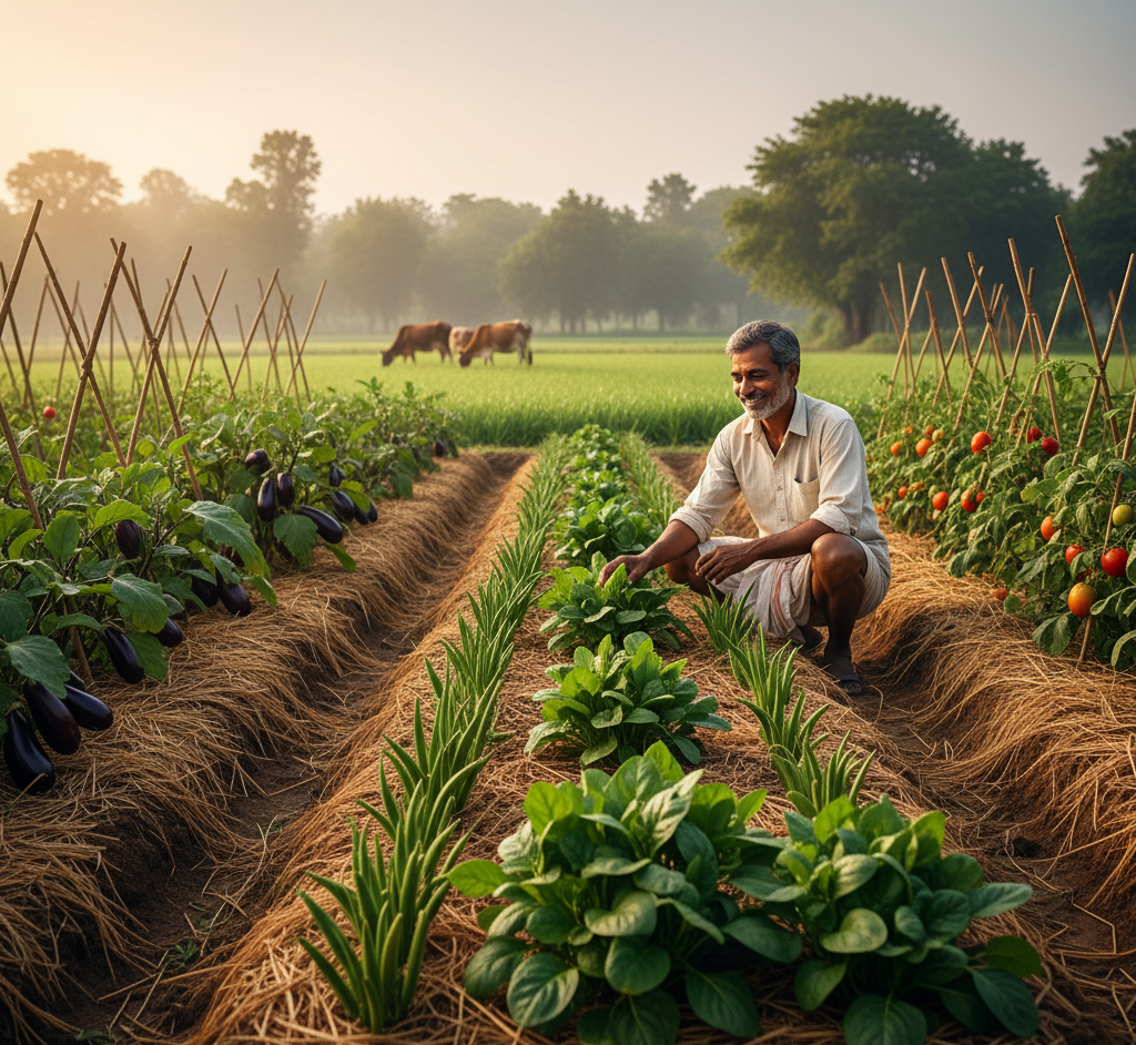 ZBNF Vegetable Bed Method by Subash Palekar: Earn More with Natural Farming