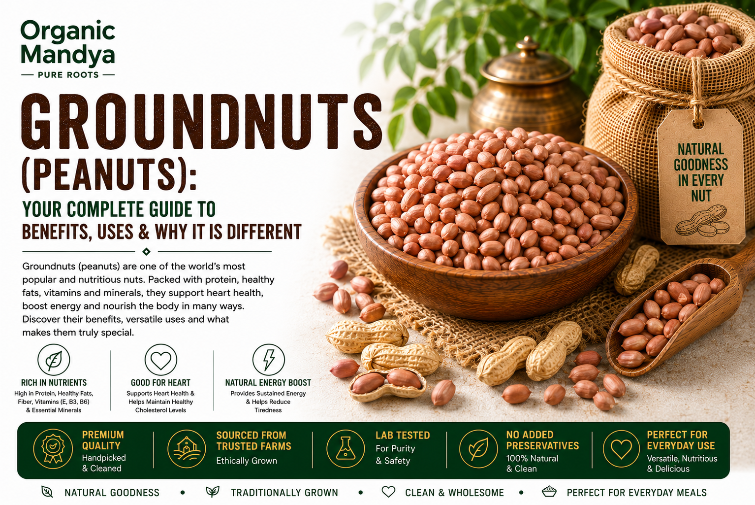 Groundnuts (Peanuts): Your Complete Guide to Benefits, Uses & Why It Is Different
