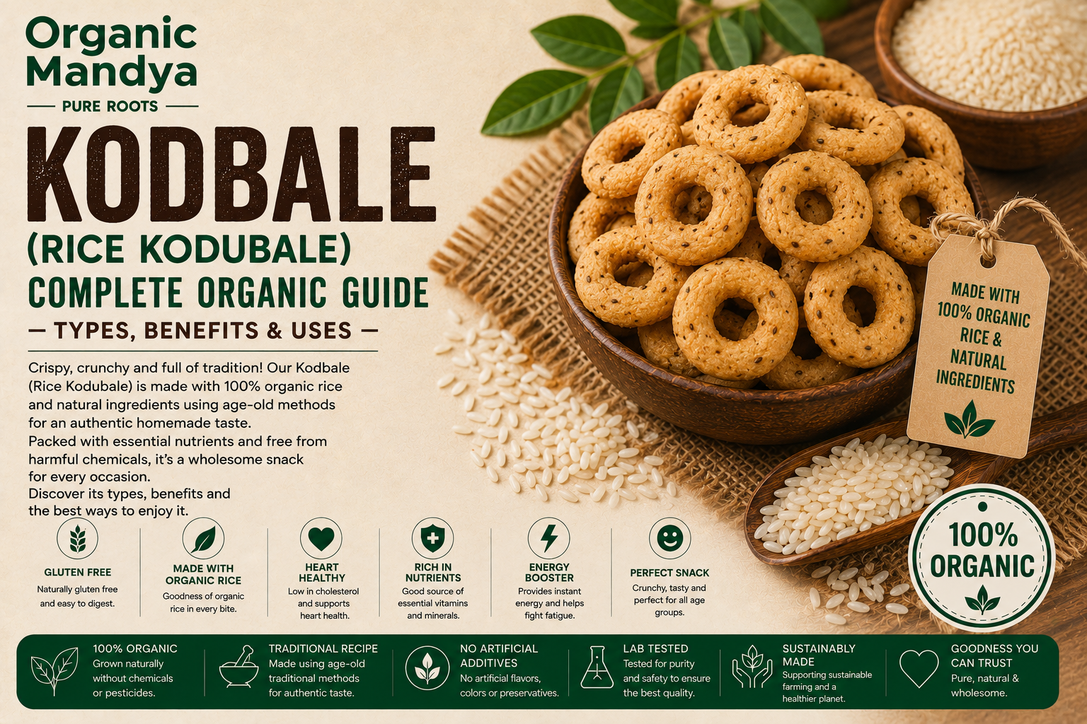 Kodbale (Rice Kodubale): Your Complete Guide to Benefits, Nutrition & Why Organic Is Different