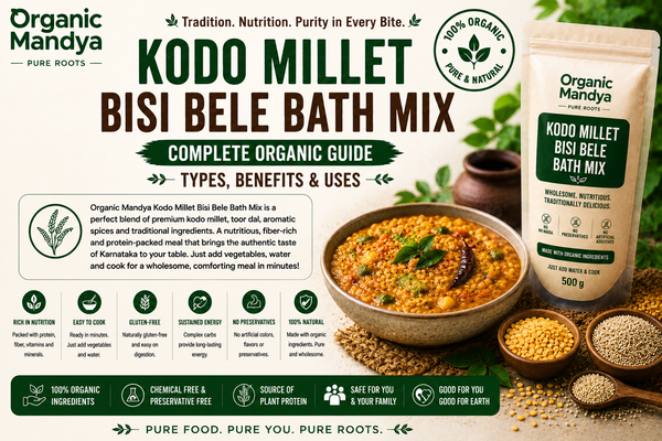 Organic Kodo Millet Bisi Bele Bath Mix