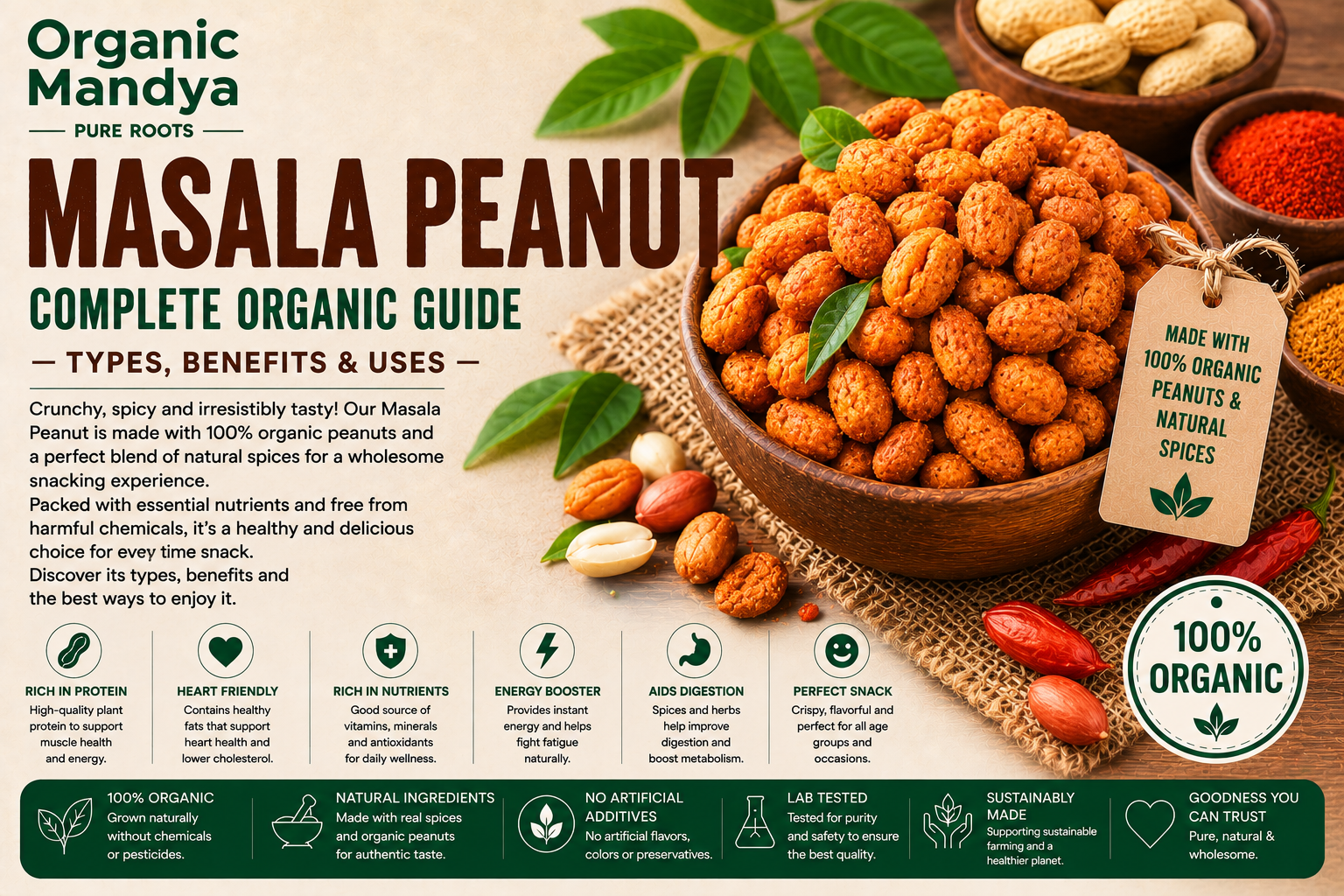 Masala Peanuts: Your Complete Guide to Benefits, Nutrition & Why Organic Is Different