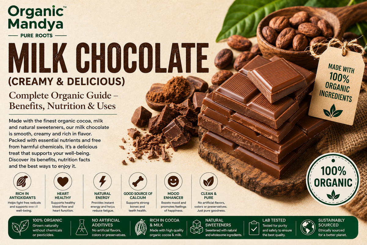 Milk Chocolate: Your Complete Guide to Benefits, Nutrition & Why Organic Is Different