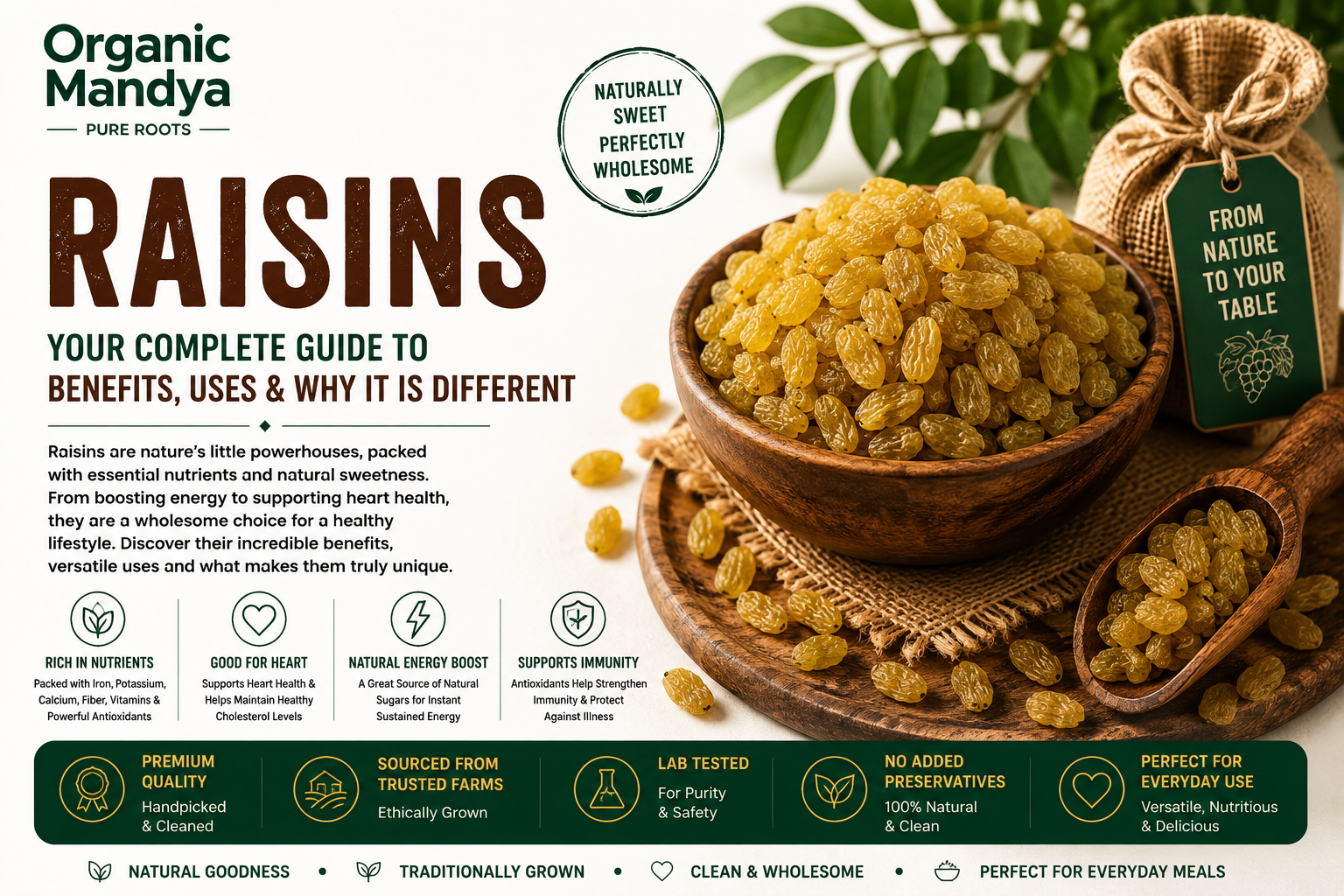 Raisins: Your Complete Guide to Benefits, Uses & Why It Is Different