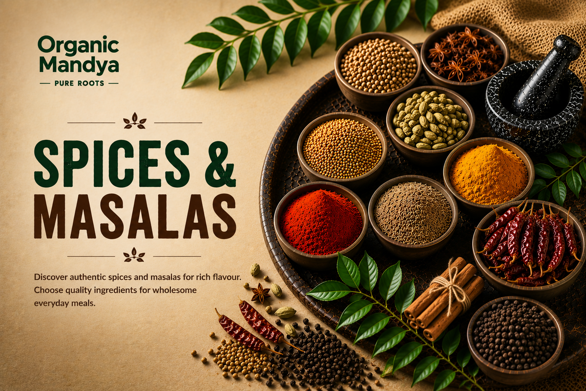 Spices & Masalas: Complete Organic Guide | Types, Benefits & Uses