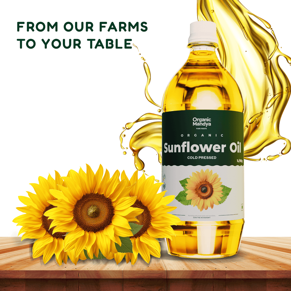 Upgrade Your Kitchen with 100% Organic, Wood-Pressed Sunflower Oil