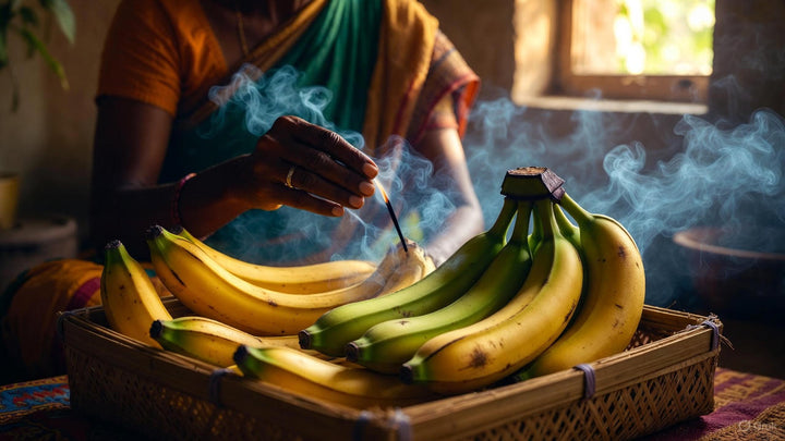 Natural Banana Ripening at Home: Safe, Chemical-Free Method Using Incense Sticks