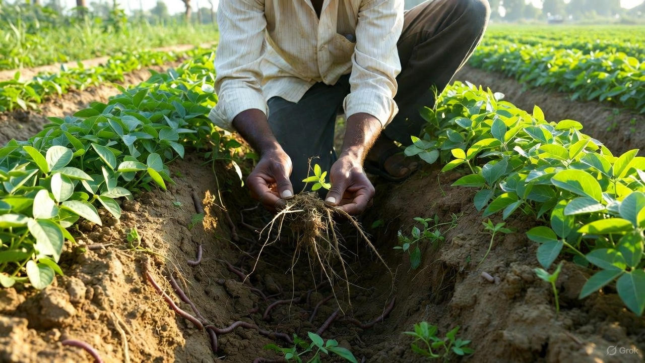 Live Mulching: How Biomass and Bean Plants Enrich Soil Naturally