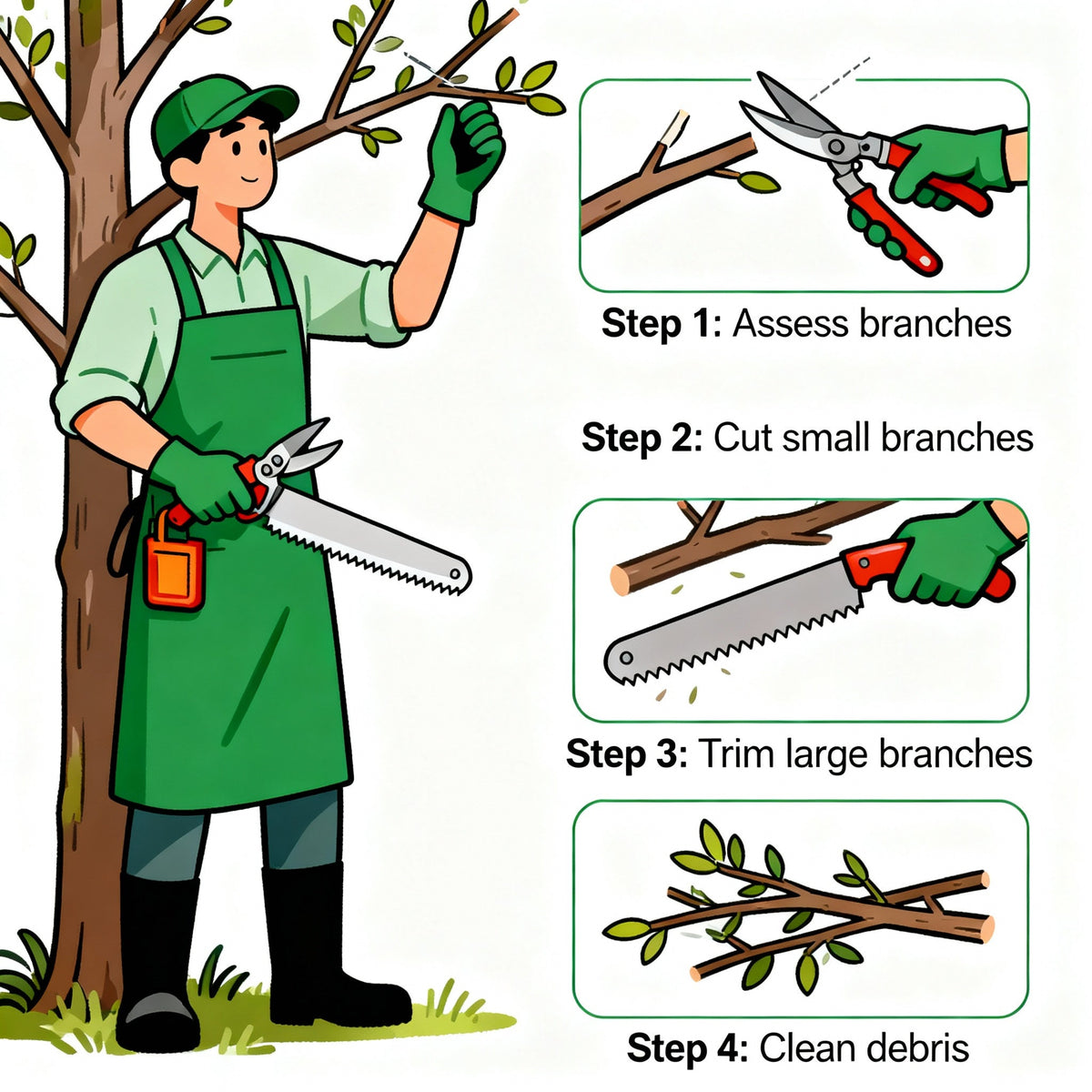 Tree Pruning Process: How Proper Pruning Builds Healthier Trees and Fertile Soil