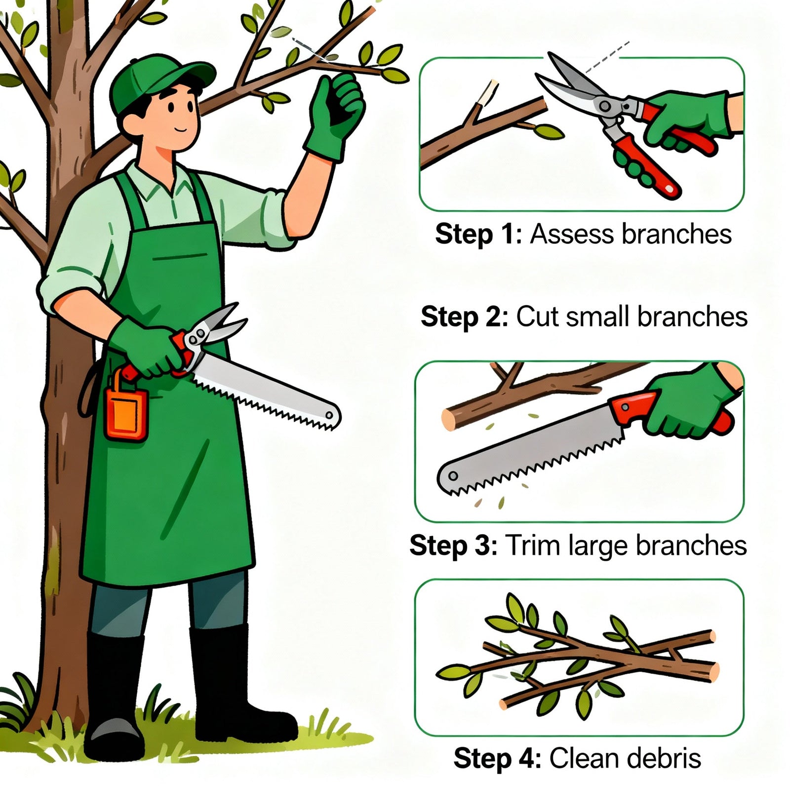 Tree Pruning Process: How Proper Pruning Builds Healthier Trees and Fertile Soil