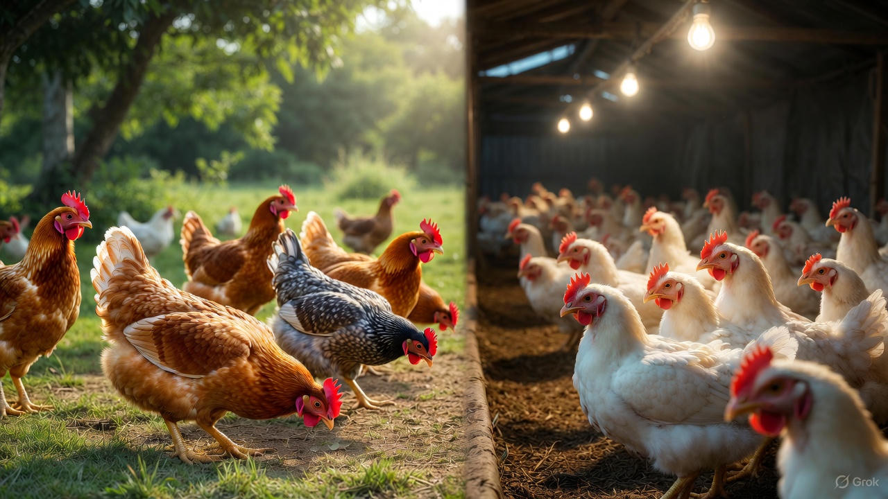 Desi Chicken vs Poultry Chicken: Which One is Better for Your Health?