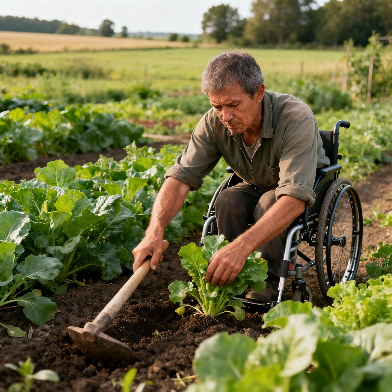 The Power of Perseverance: How a Physically Challenged Farmer Found Purpose in Organic Farming