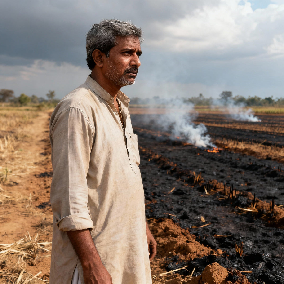 Crop Residue Burning Effects on Soil, Air Quality, and Farm Productivity