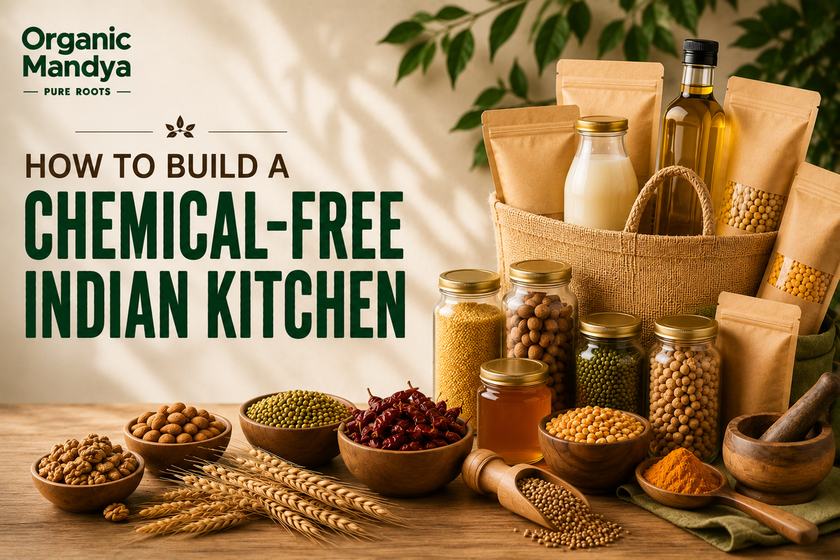 How to Build a Chemical Free Indian Kitchen: The Complete Organic Pantry Guide