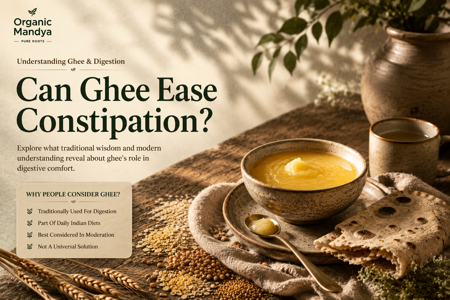 Is Ghee Good For Constipation? Honest Answer + Safety Guide