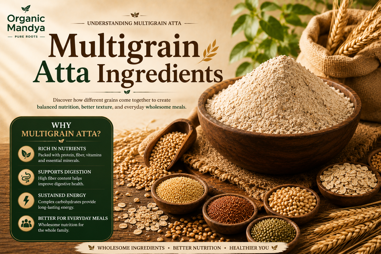 Multigrain Atta Ingredients In Hindi: Names in English, Hindi & Indian Languages