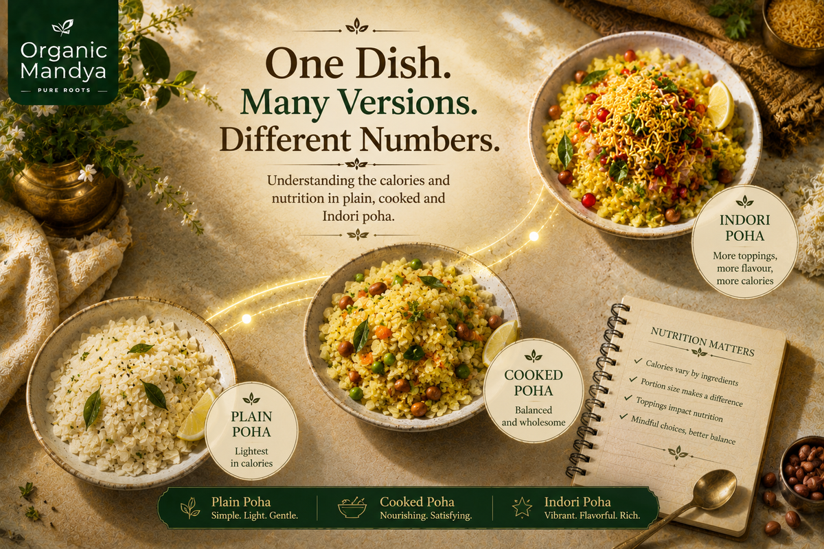 Poha Calories: Plain, Cooked, Indori - Complete Nutrition Reference