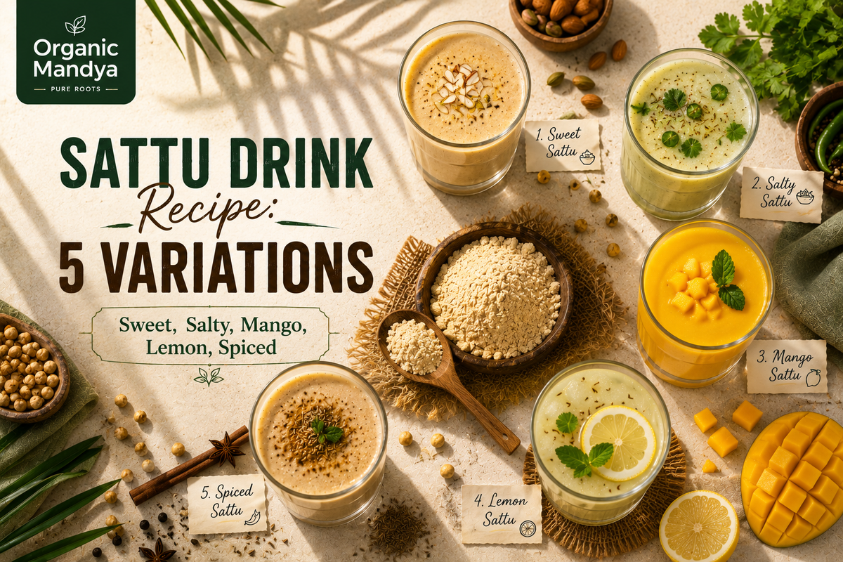 Sattu Drink Recipe: 5 Variations (Sweet, Salty, Mango, Lemon, Spiced)