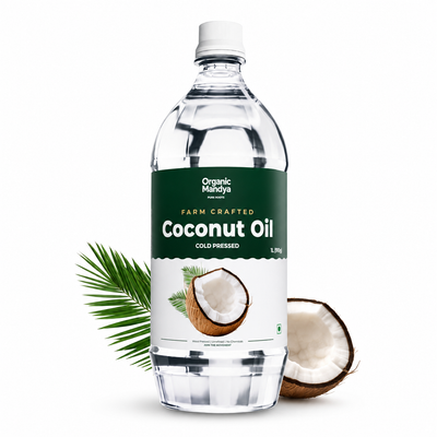 Cold Pressed Coconut Oil (Unrefined) 1L | Organic Mandya