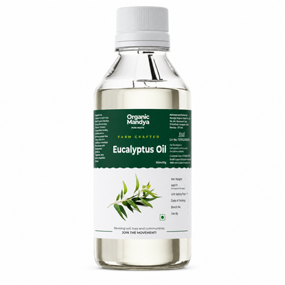 Eucalyptus Oil Essential Oil, 100ml | Organic Mandya