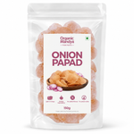 Onion Papad Crispy Indian Papad, Ready to Fry (150g)
