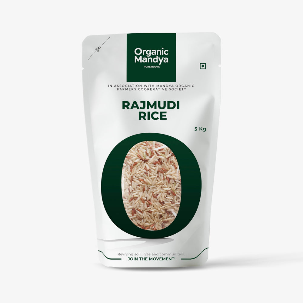 Organic Mandya Rajmudi Rice Front - 5kg