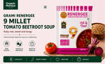 9 Millet Instant Tomato Beetroot Soup 20g from Grami Renergee | Soup Mix