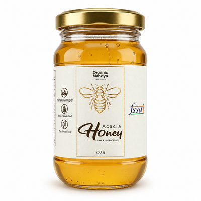 Organic Acacia Honey Raw & Unheated