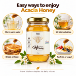 Organic Acacia Honey Raw & Unheated
