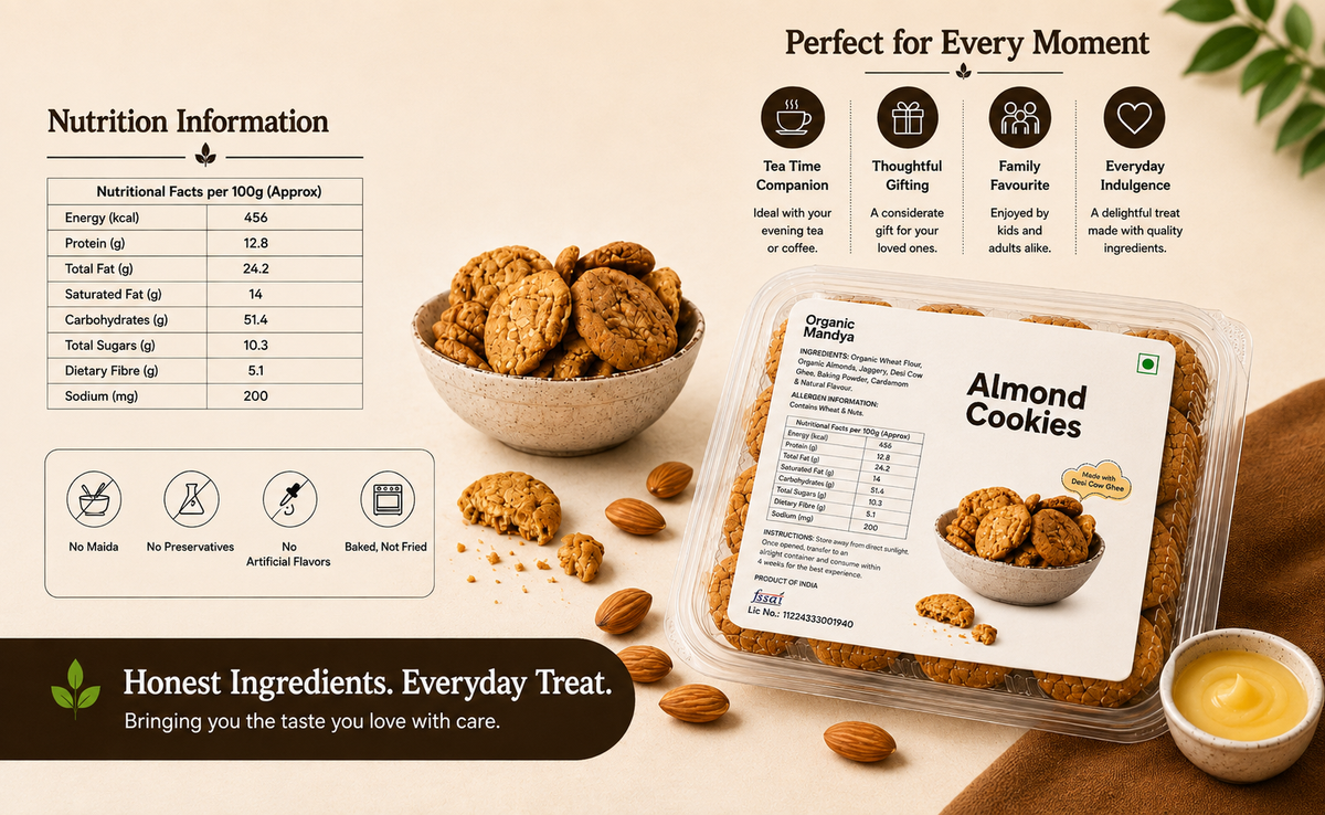 Almond Cookies Nutrition Information