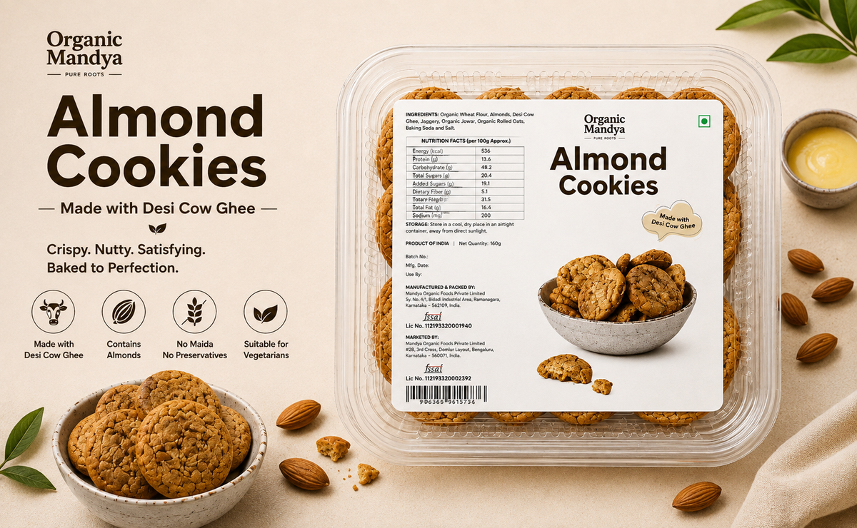 Almond Cookies Product Display 