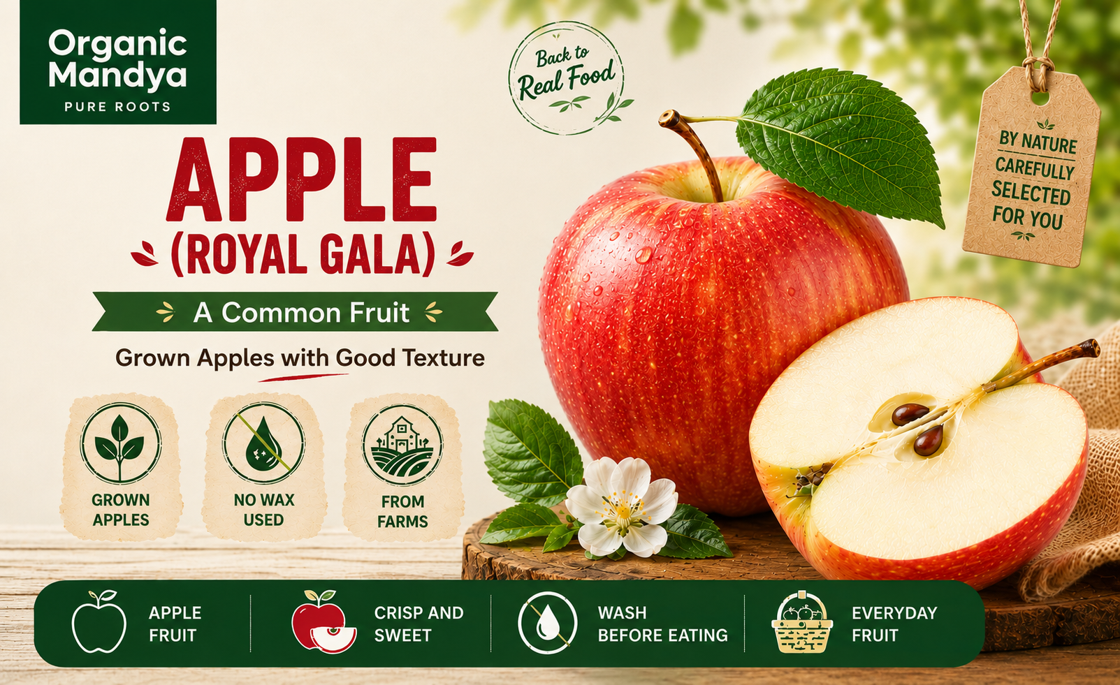 grown apple