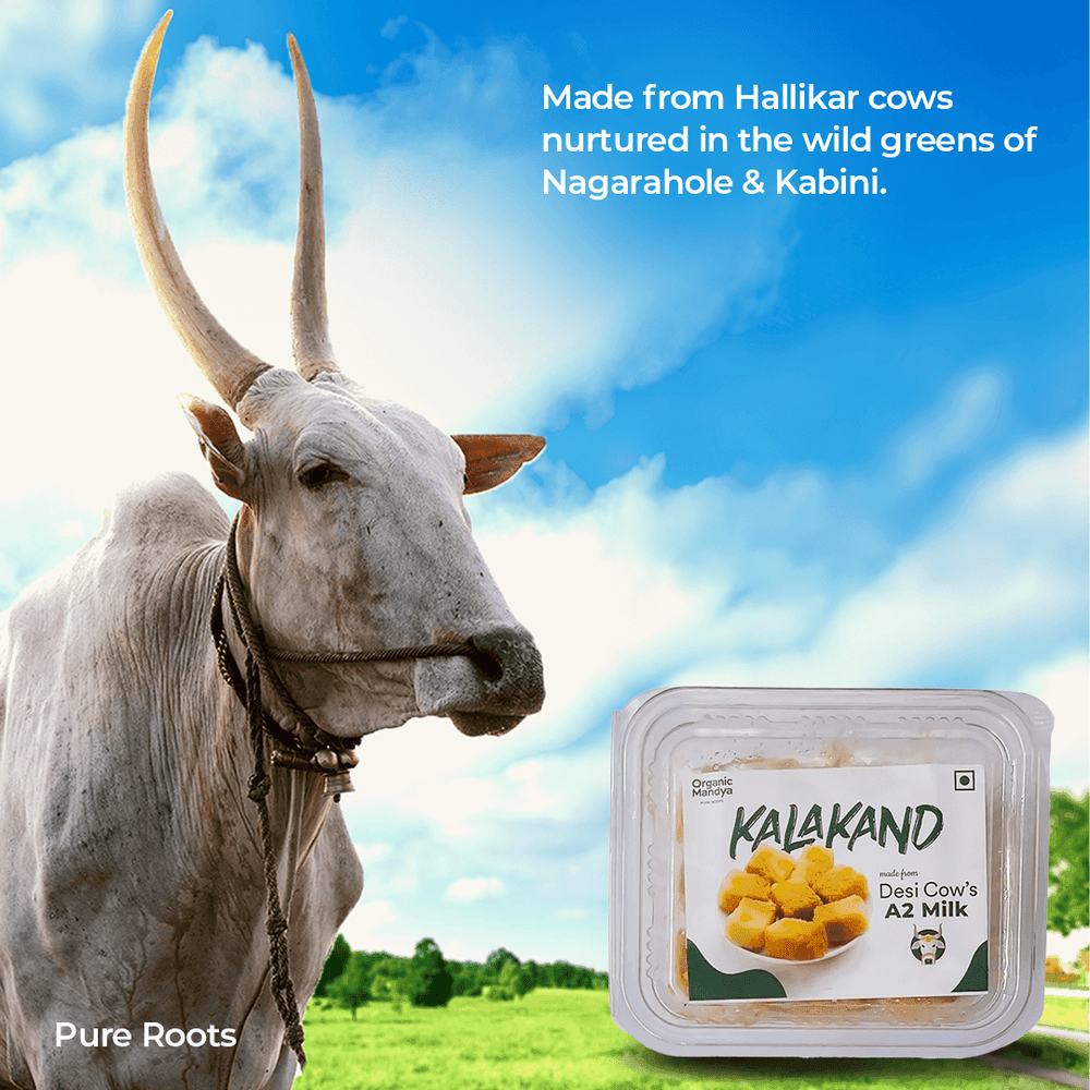 A2 Kalakand (Milk Peda) - Organic Mandya