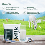 Organic A2 Desi Cow Milk (Farm Fresh & Pure)
