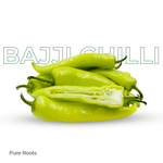 Organic Mandya Bajji Chilli (Mild Green Chilli for Bajji / Mirchi Bajji)