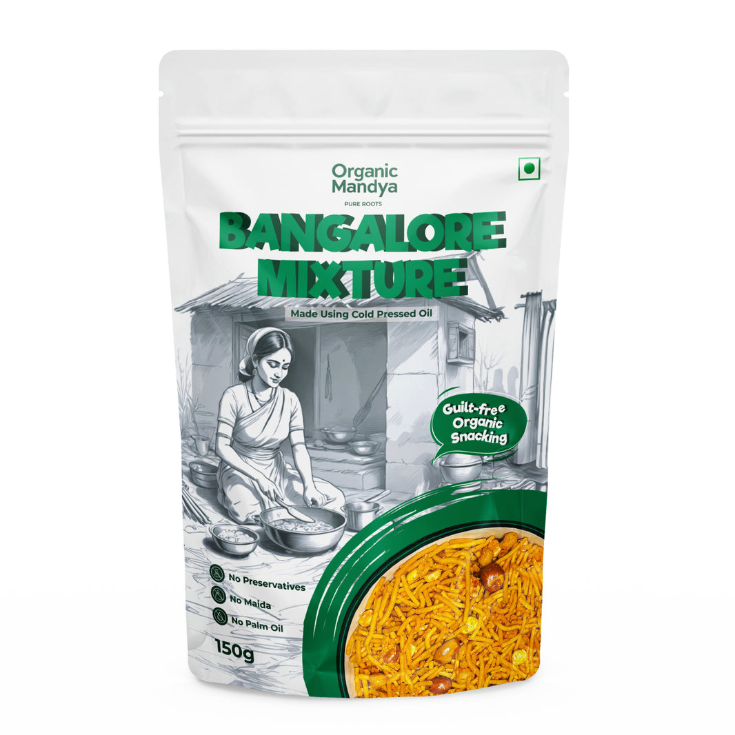 Bangalore mixture front - Organic mandya