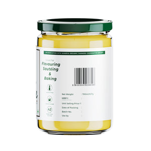 A2 desi cow ghee 700ml side 